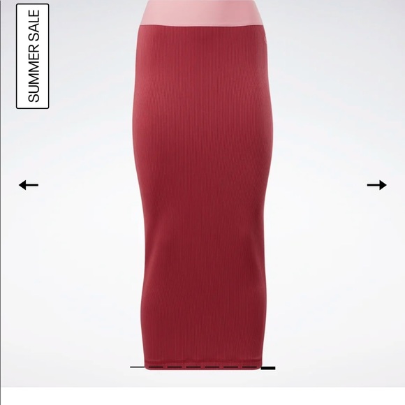 Ladies Reebok/ cardi b rib skirt - Picture 2 of 3